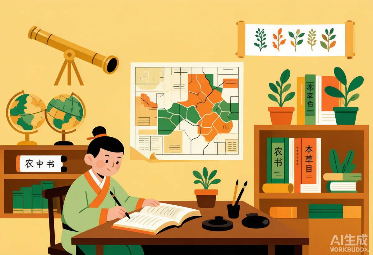 明朝主线第7格：张居正改革的时代的彩色漫画插图